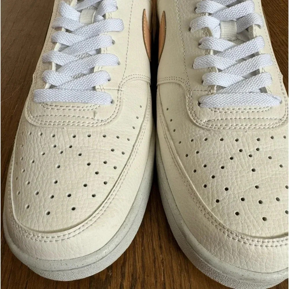 Nike Court Vision Low Next Nature Sail White/Onyx Sun Club Sneakers size 11.5 - Picture 4 of 14